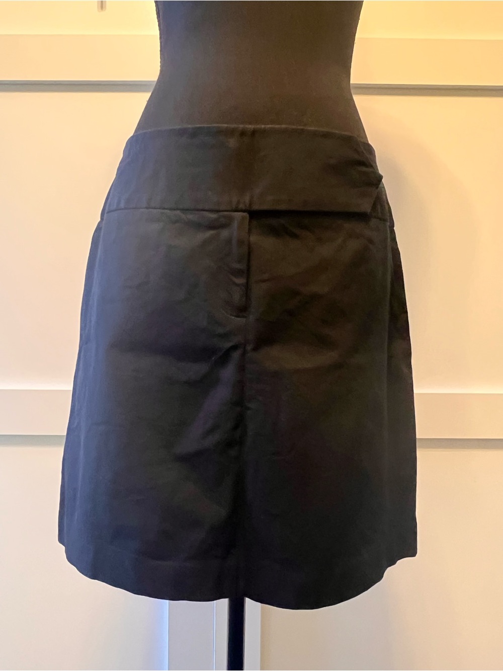 INC International Concepts Black Mini Skirt Size 6